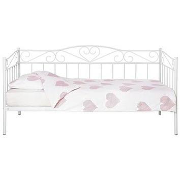 1-persoons bedframe karwei, Ophalen, 85 tot 100 cm, Zo goed als nieuw, Lattenbodem