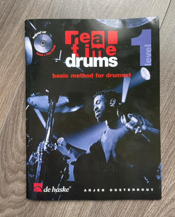 Real Time Drums 1 - Basis methode voor drumstel, Ophalen of Verzenden, Zo goed als nieuw, Instrument