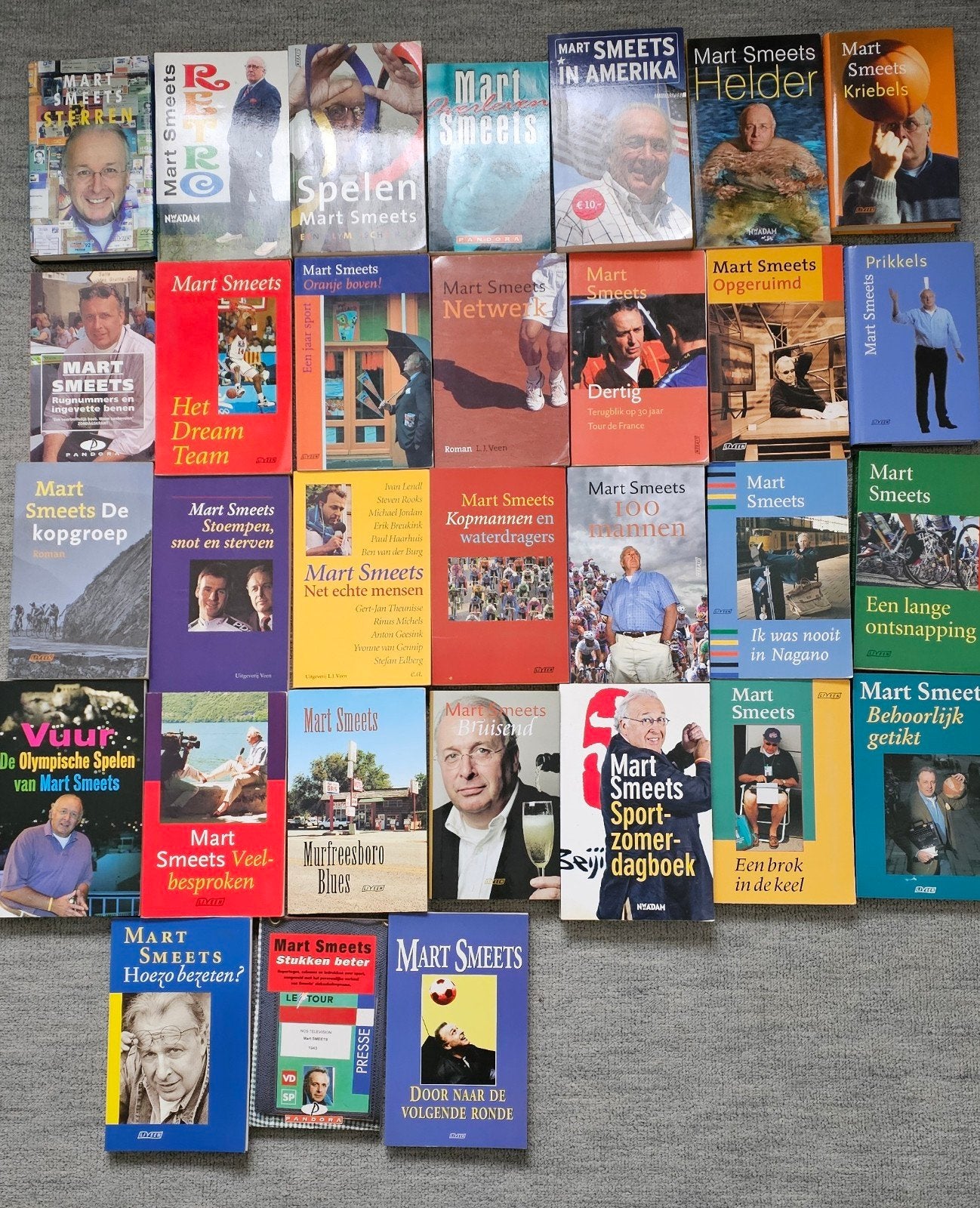 Mart Smeets Boeken Collectie - Diverse Sportboeken, Ophalen of Verzenden, Gelezen, Mart Smeets, Overige sporten