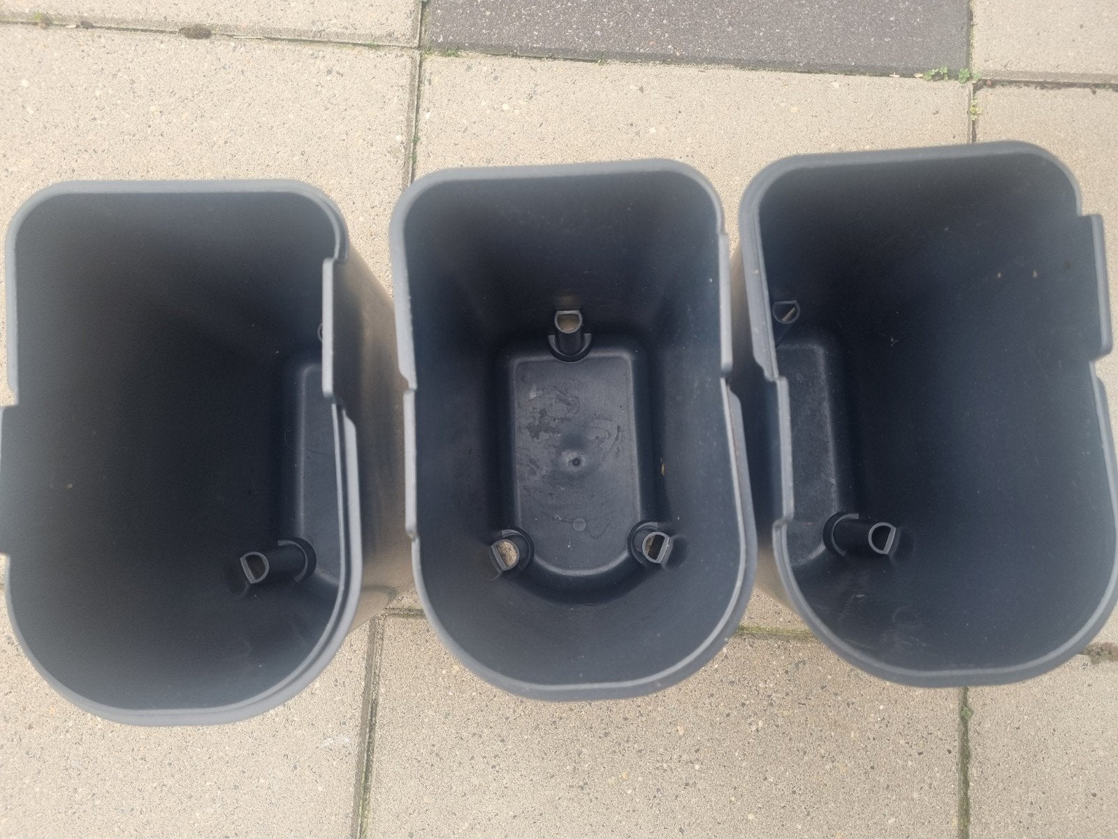 3bakken v Brabantia prullenbak, Ophalen, Zo goed als nieuw, Kunststof