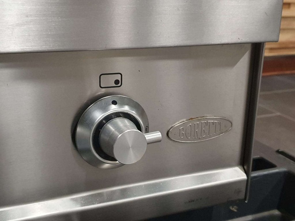 Luxe inbouw / opbouw Boretti kookplaat 90cm RVS 6 pitten, Witgoed en Apparatuur, Kookplaten, Niet ingevuld, Tussenbouw, Niet ingevuld