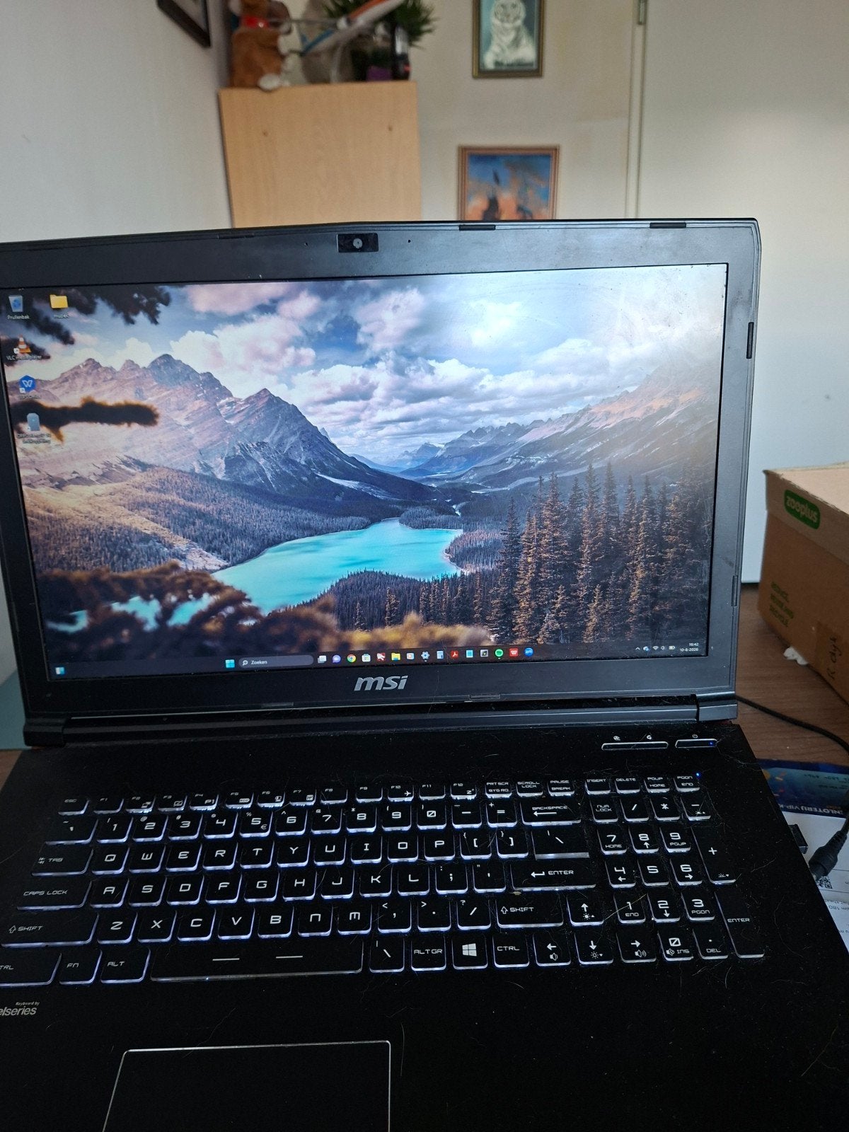 MSI 17 inch Gaming Laptop | Snelle Intel i7 | GTX 960M | Top, Ophalen, 2 tot 3 Ghz, Qwerty, 8 GB