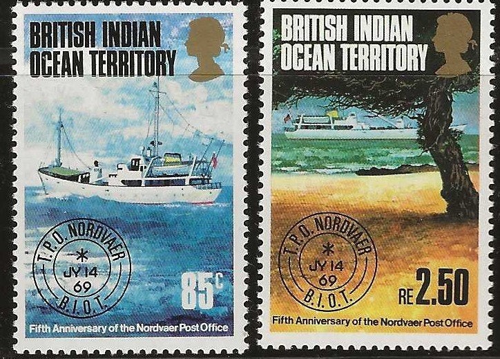 Brits Indische Oceaangebied, Verzenden, Overige landen, Postfris