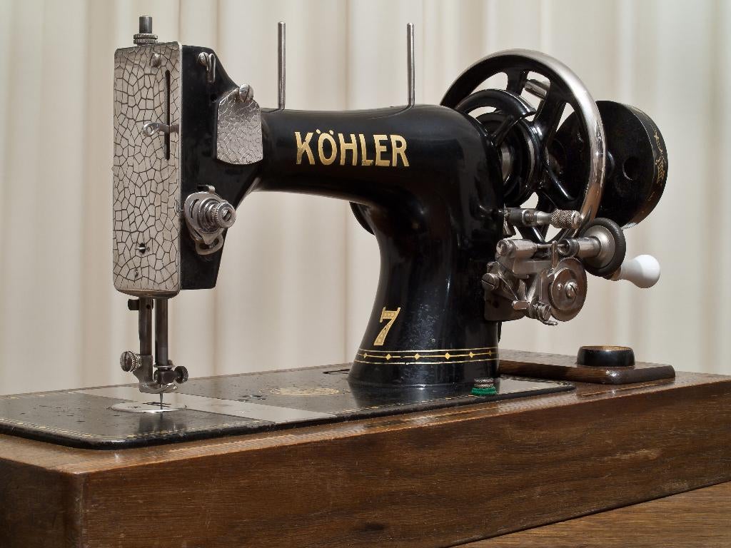 Köhler naaimachine, Ophalen