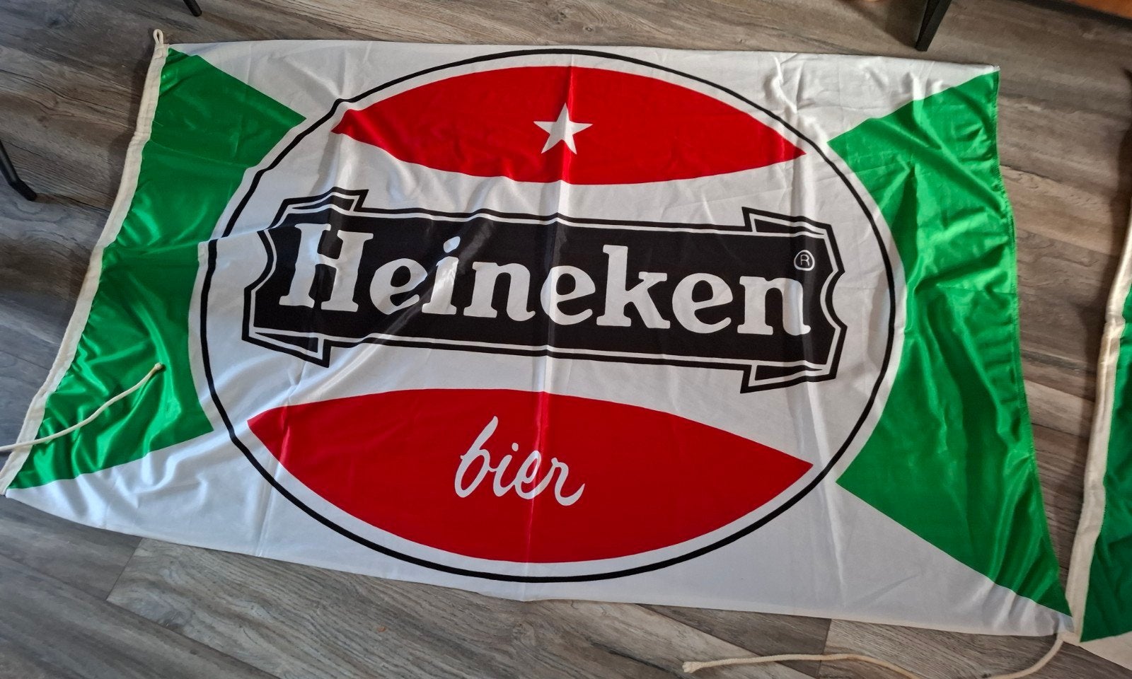 Heineken vlag, Ophalen of Verzenden, Nieuw, Reclamebord, Plaat of Schild, Heineken