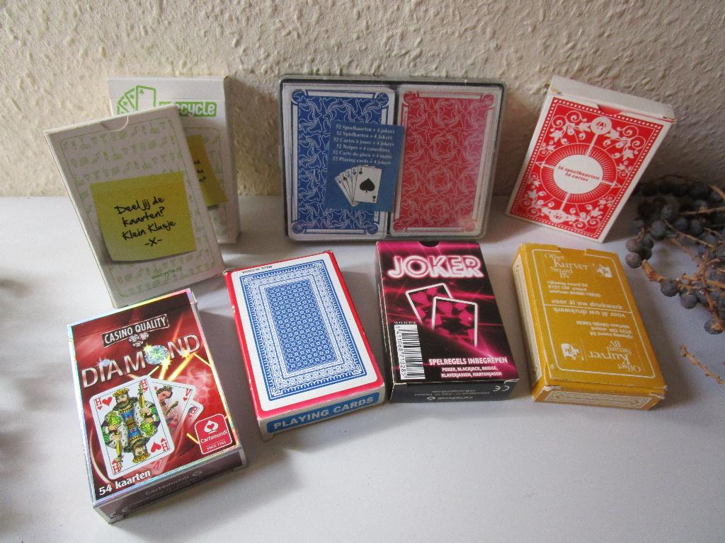 Speelkaarten, Ophalen of Verzenden