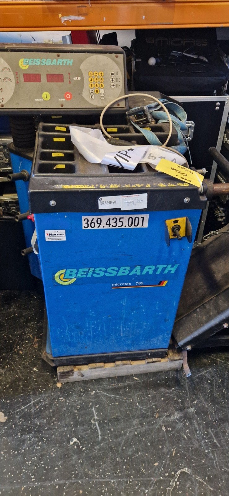 Beissbarth Microtec 785 Balanceerapparaat, Ophalen, Gebruikt