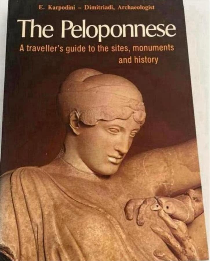 De Peloponnesos: Klassieke Cultuurgids E. Karpodini-Dimitria, Ophalen of Verzenden, Zo goed als nieuw