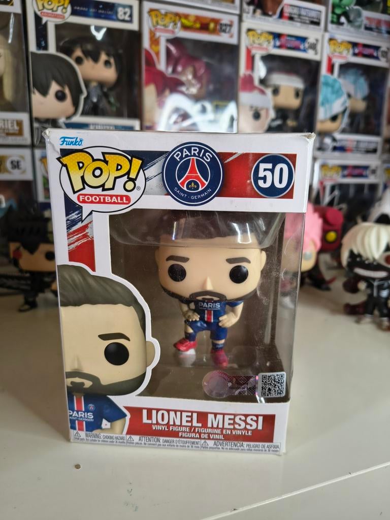 Funko Pop! Football Lionel Messi PSG #50, Verzamelen, Poppetjes en Figuurtjes, Ophalen of Verzenden, Nieuw