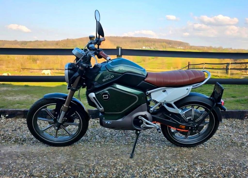 Electrische Super Soco TC met 2 accu's en veel extra's., Ophalen, Elektrisch, Zo goed als nieuw