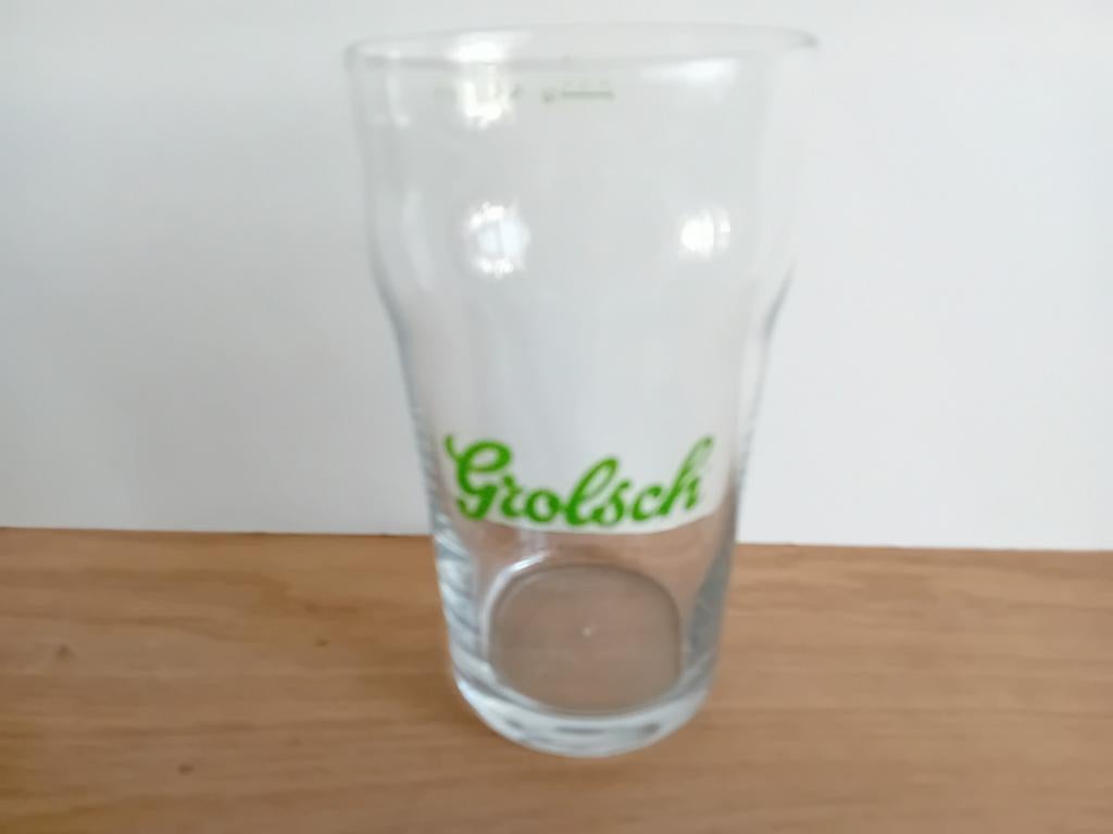 Grolsch 0,5 liter glas, Ophalen of Verzenden, Zo goed als nieuw, Bierglas