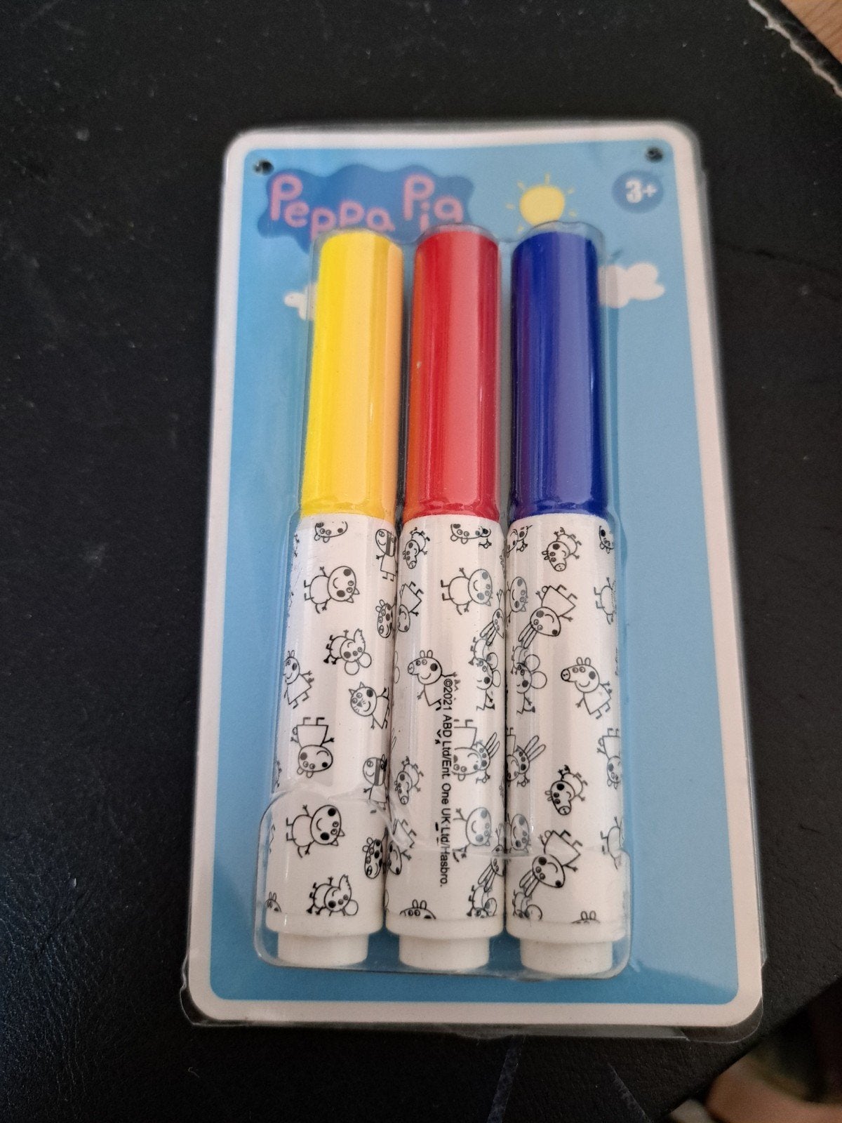 Nieuw peppa pig textiel stiften 3stuks, Ophalen of Verzenden, Nieuw, Potlood of Stift
