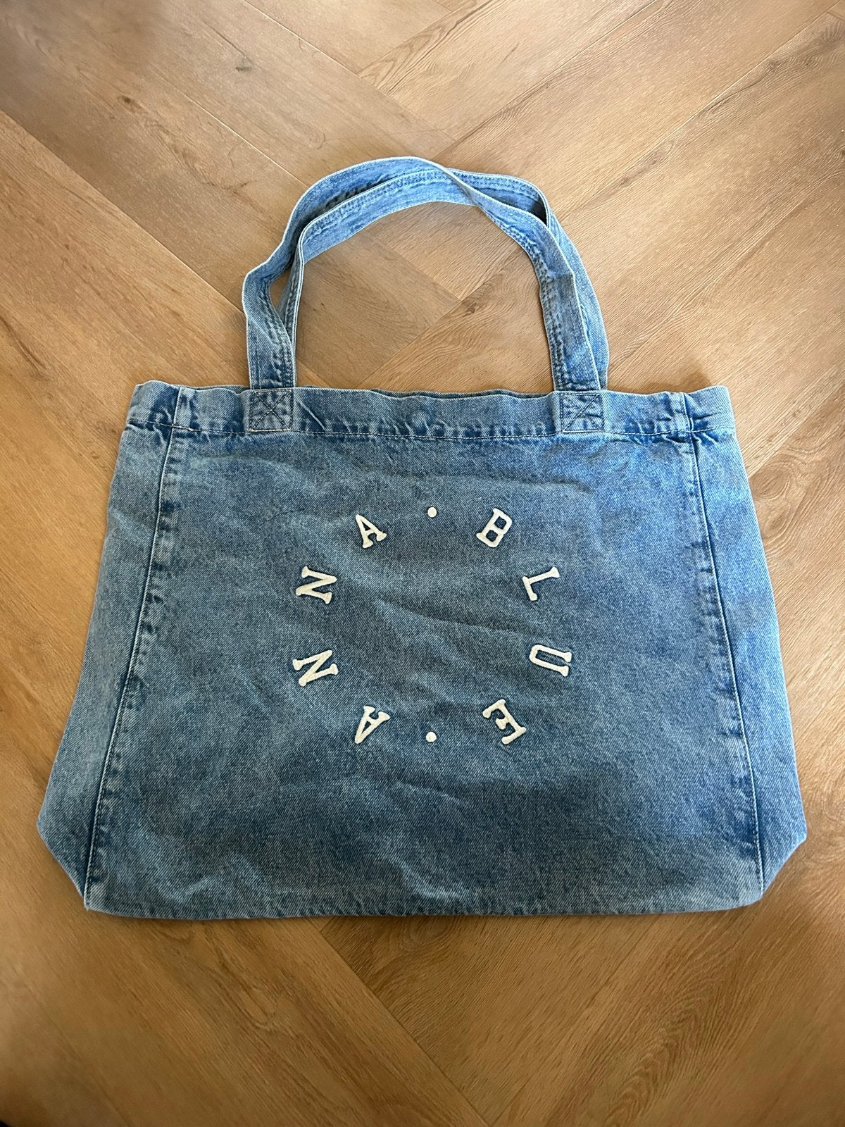 Anna Blue spijkerstof tas - Anna van Toor, Ophalen of Verzenden, Nieuw, Blauw, Handtas