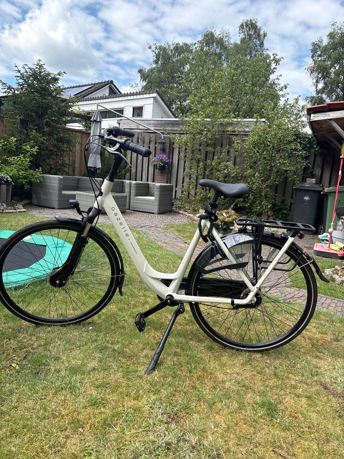 Gazelle Orange C7+ Damesfiets - Zo goed als nieuw, Ophalen, (Extra) lage instap, Velgrem, 47 tot 50 cm