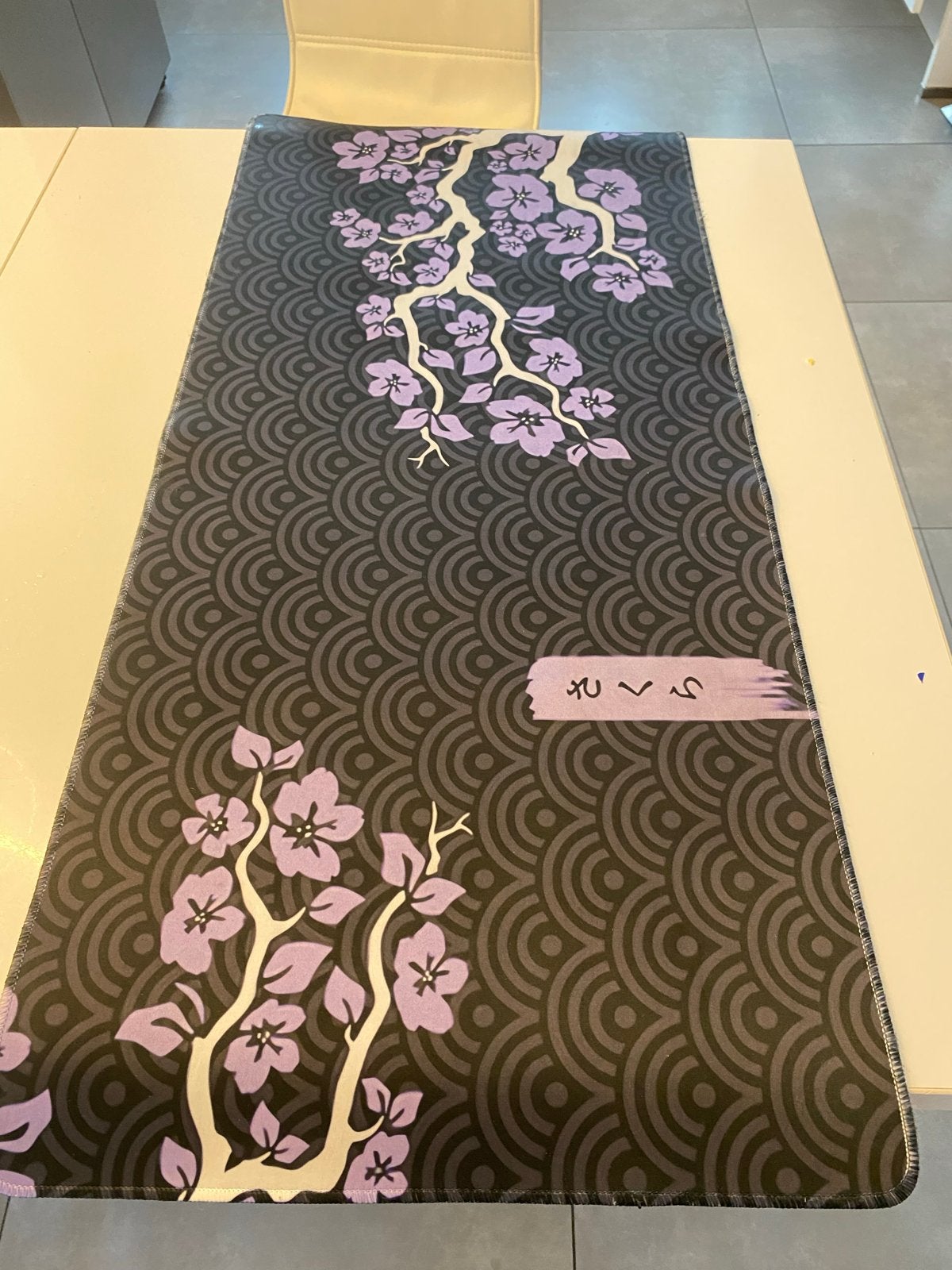 Bureauonderlegger met Sakura Bloesem Design, Meerkleurig, Ophalen of Verzenden, Textiel, Oosters