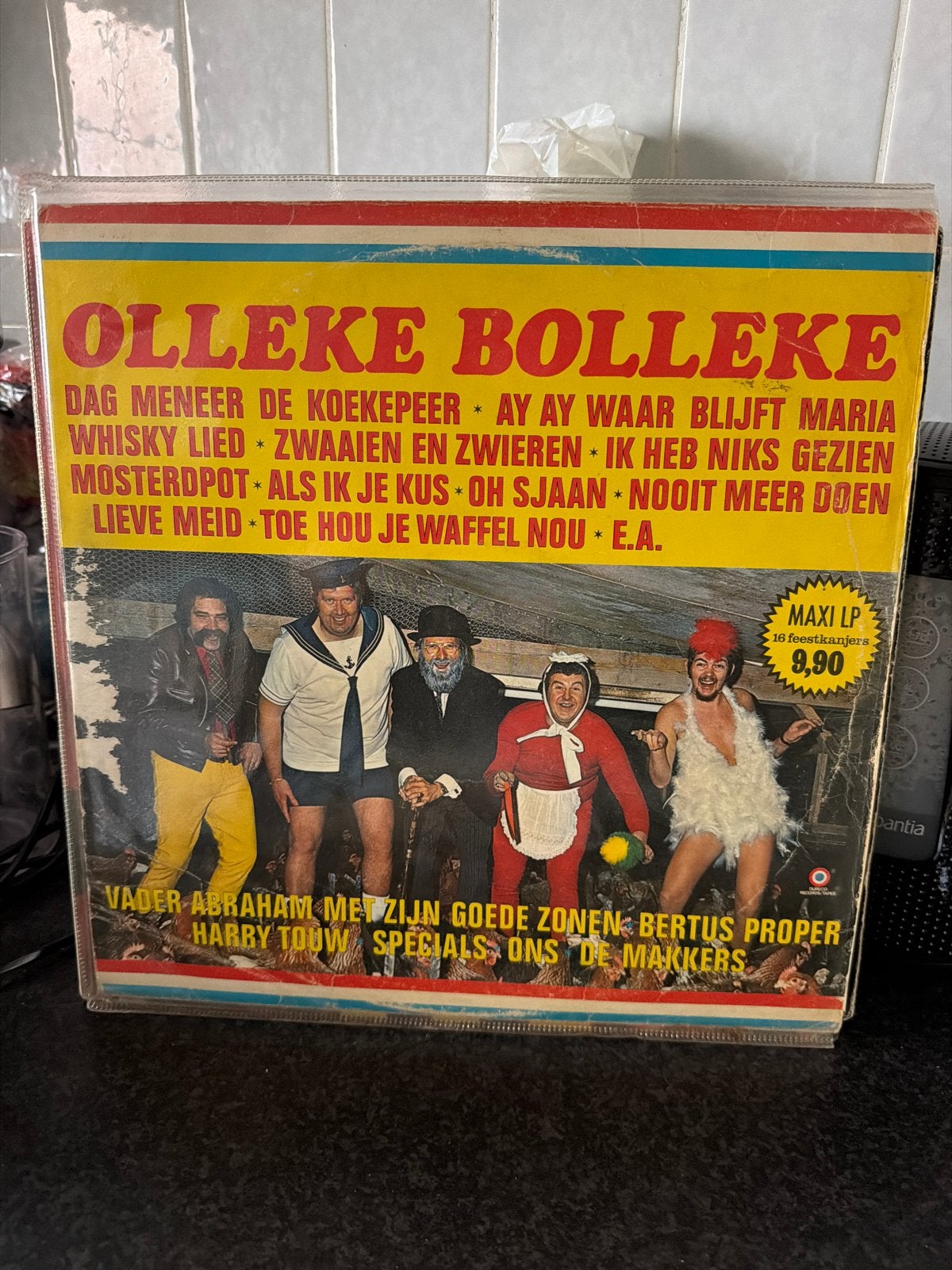 1.   Olleke Bolleke - Maxi LP met 16 feestkanjers, Cd's en Dvd's, LP, Gebruikt, Ophalen of Verzenden, Feestmuziek