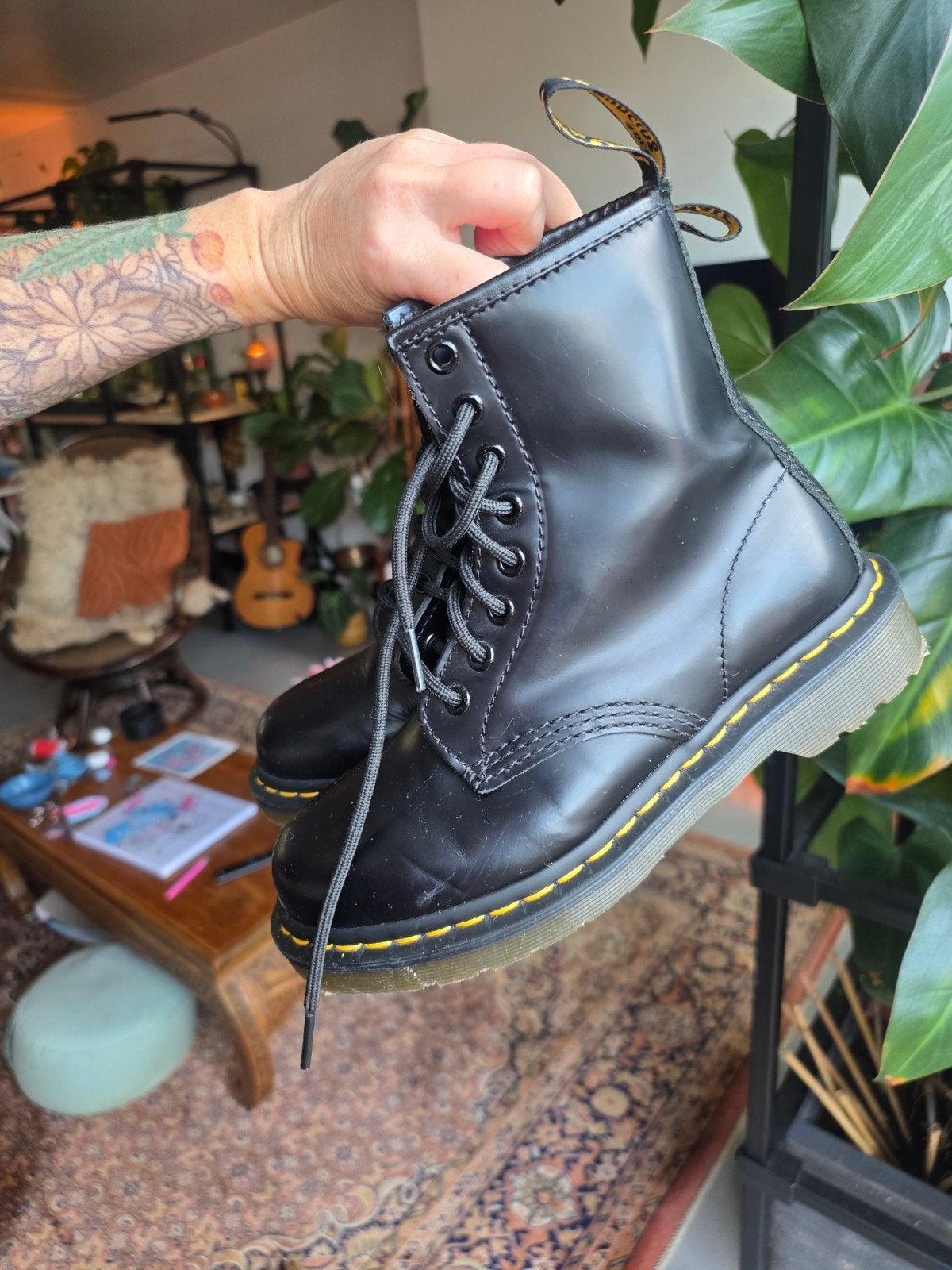 Dr. Martens 1460 Smooth Zwarte Leren Laarzen maat 36, Zwart, Lage of Enkellaarzen, Ophalen of Verzenden, Dr. Martens
