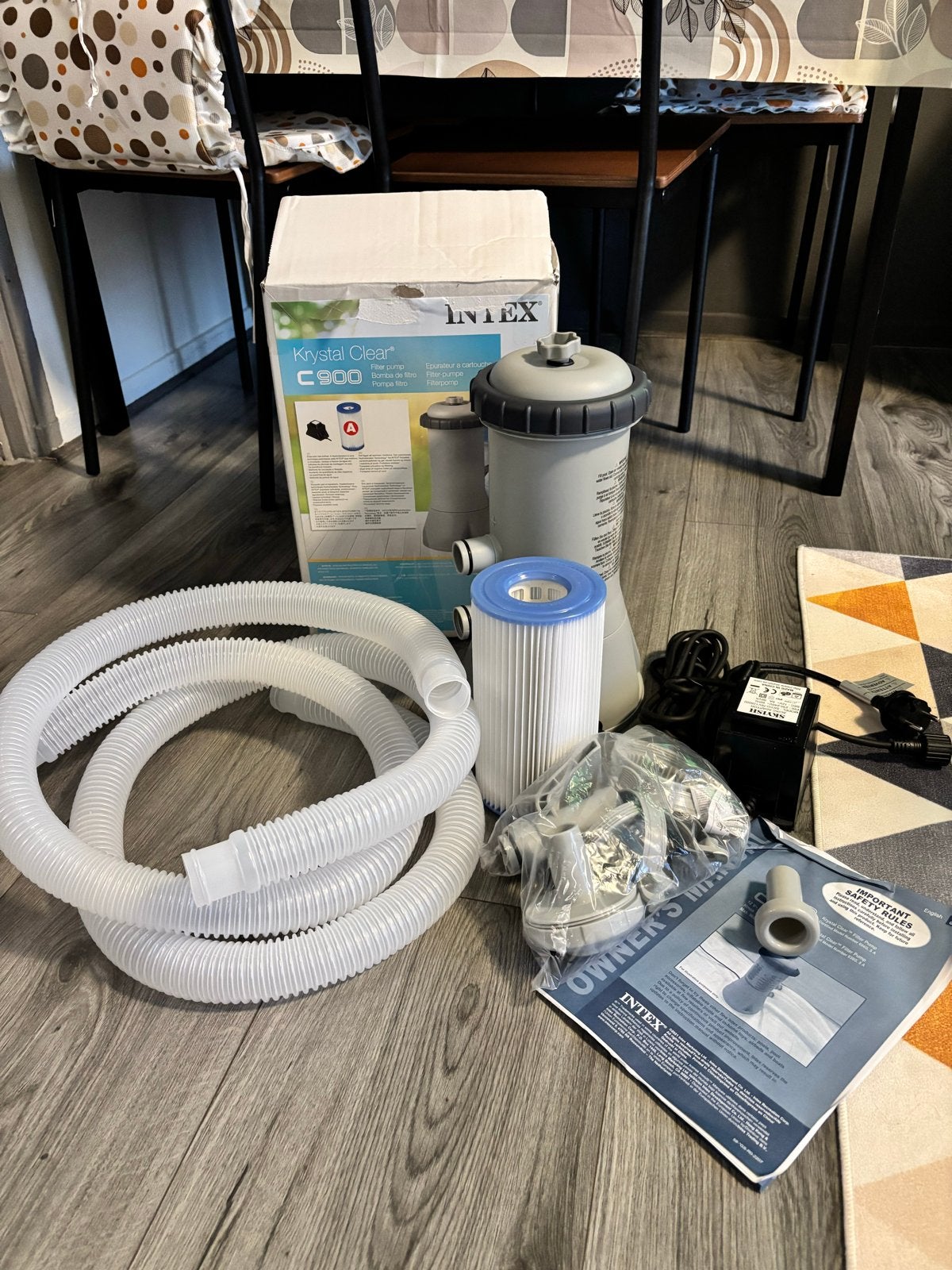Intex Krystal Clear C900 Filterpomp (Nieuw) - Zwembadpomp, Minder dan 80 cm, Rond, Nieuw, Ophalen of Verzenden