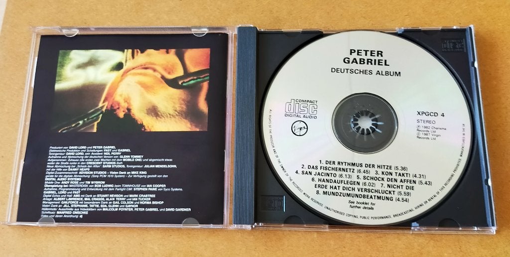 Peter Gabriel - Deutsches Album CD 1982/1987, Ophalen of Verzenden, Gebruikt, Poprock