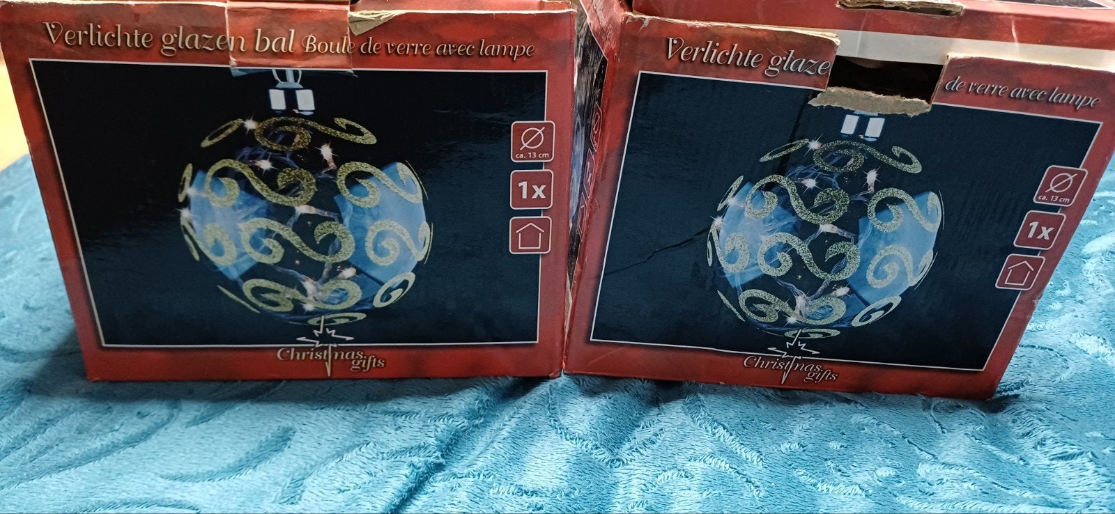 kerstballen, Ophalen, Zo goed als nieuw