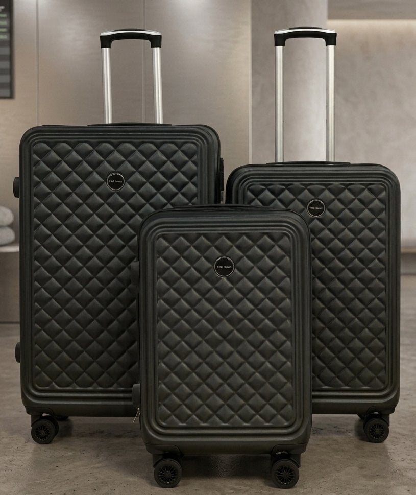 NIEUW Luxe Koffer Set - 3 Stuks met Wieltjes en Slot, Wieltjes, Hard kunststof, Nieuw, Ophalen of Verzenden