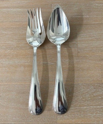Antiek zilveren H'ordeuvre vork en lepel Anno 1892, Antiek en Kunst, Verzenden, Zilver