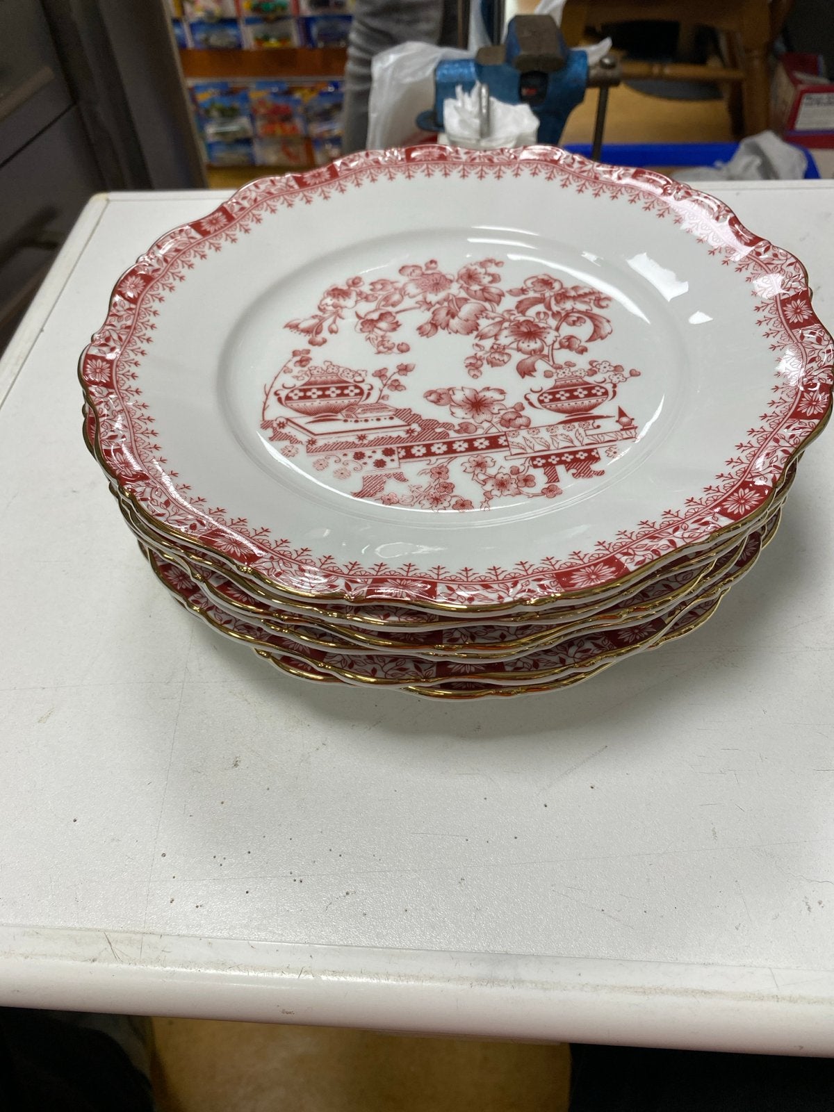 Set van 6 Schumann Bavaria Weiden porseleinen borden, Ophalen of Verzenden