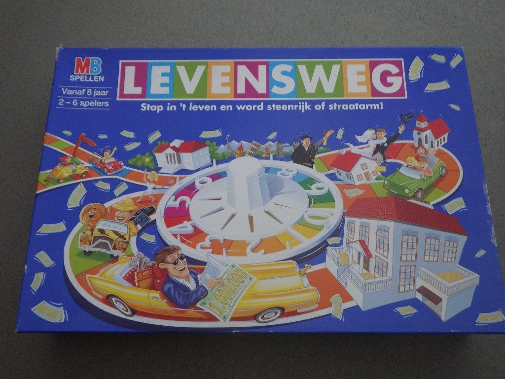 Levensweg van MB spellen, Hobby en Vrije tijd, Gezelschapsspellen | Bordspellen, Ophalen of Verzenden