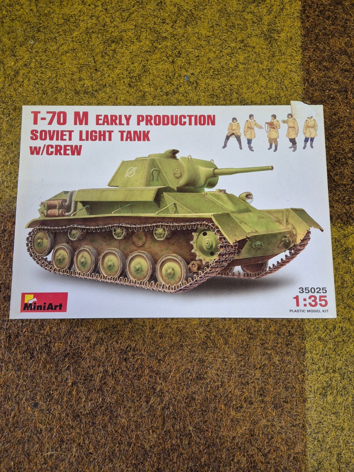 Mini Art 35025 T-70 Soviet light tank w/ crew, Overige merken, Tank, 1:32 tot 1:50, Nieuw