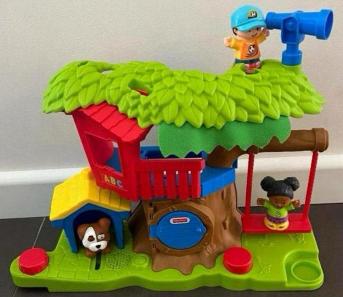 Fisher Price Little People boomhut te koop zgan, Kinderen en Baby's, Speelgoed | Vtech, Ophalen of Verzenden, Zo goed als nieuw