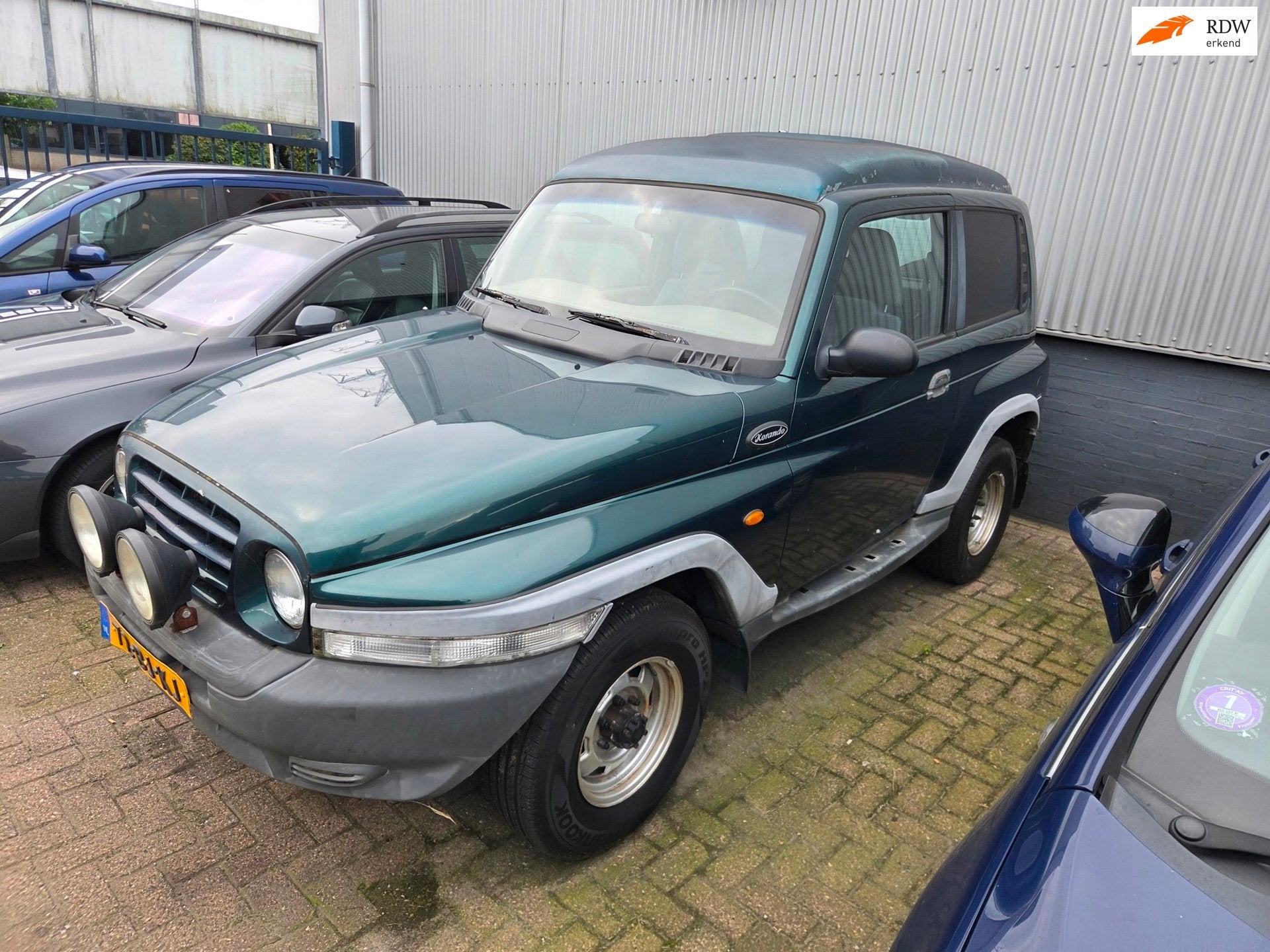 SsangYong Korando 2.9 TD rijdt super, Stof, Gebruikt, Origineel Nederlands, Bedrijf