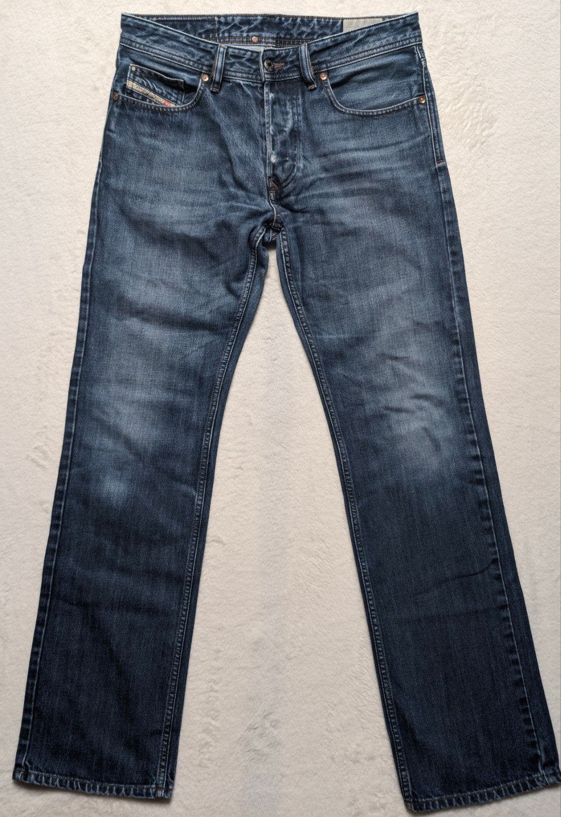 Diesel Larkee Jeans W30(32!) L32 Regular-Straight 0823G, Kleding | Heren, Spijkerbroeken en Jeans, Diesel, Blauw, W32 (confectie 46) of kleiner