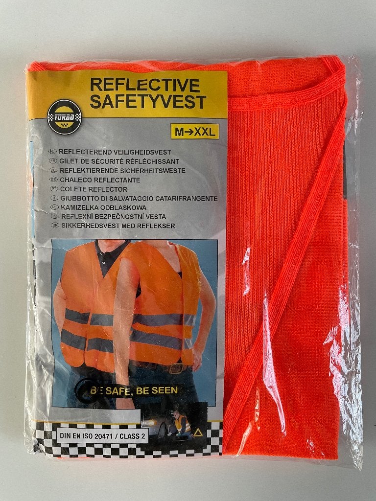 Reflecterend veiligheidsvest oranje M-XXL.  Nieuw, Ophalen of Verzenden, Nieuw