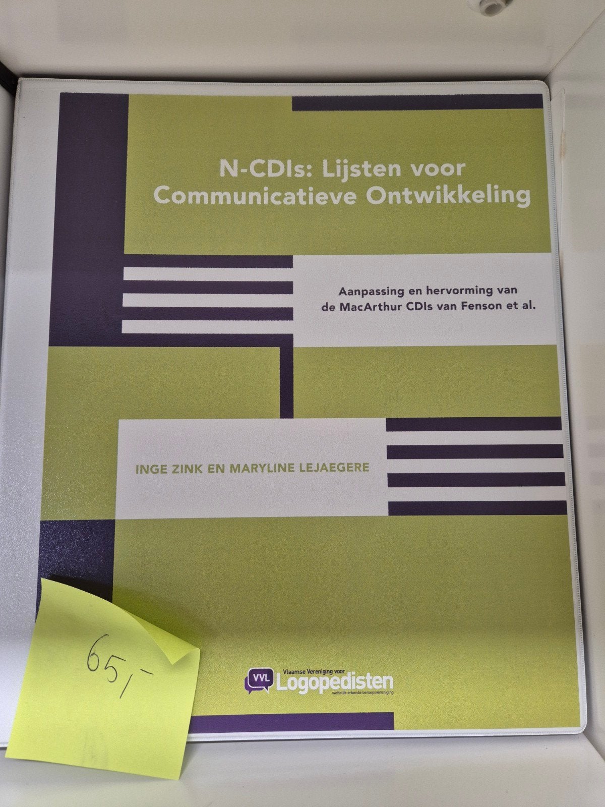 N-CDI's , onderzoeksmateriaal logopedie, Ophalen of Verzenden, Beta, Nieuw, HBO