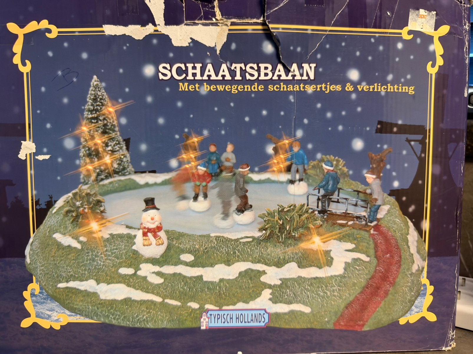 Schaatsbaan typisch hollands, Ophalen of Verzenden, Zo goed als nieuw