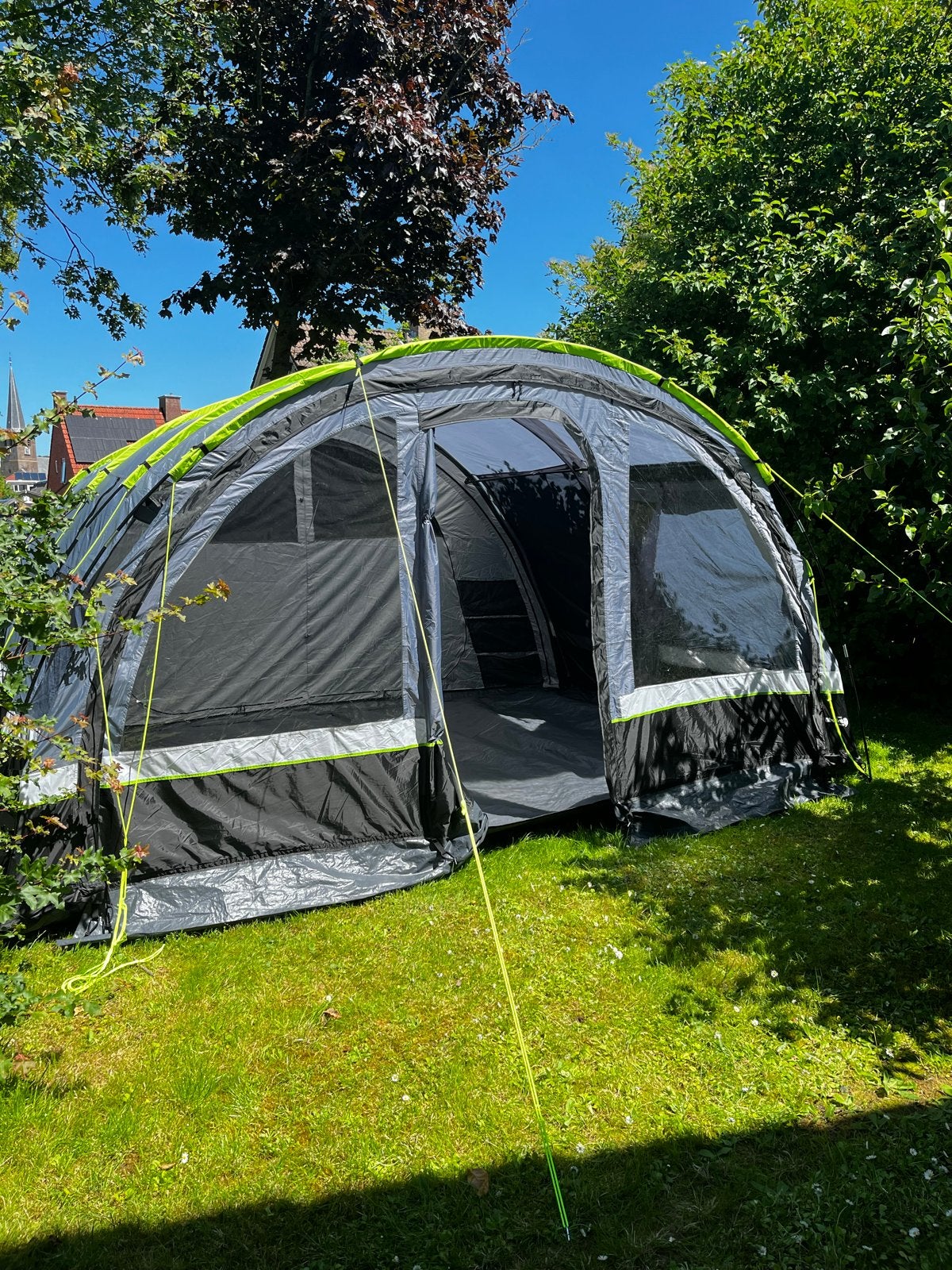 Obelink Lugano 6 XL Excellent tunneltent - Zo goed als nieuw, Caravans en Kamperen, Tenten, Ophalen, Zo goed als nieuw, Tot en met 6