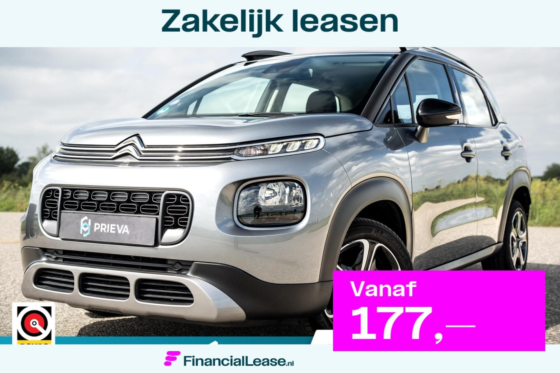 Citroen C3 Aircross C3 Aircross 1.2 PureTech Feel | 110 PS, Gebruikt, Zwart, Bedrijf, 600 kg