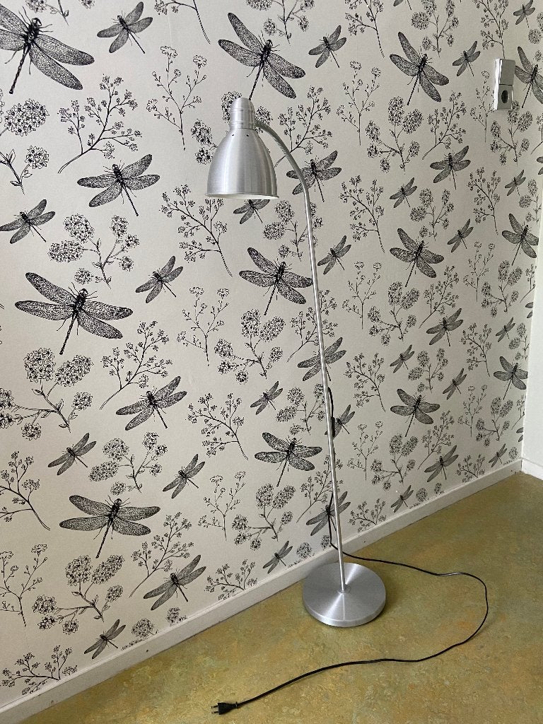 Aluminium IKEA Lersta Floor Lamp, Ophalen, Gebruikt, 100 tot 150 cm, Adjustable floor/reading lamp