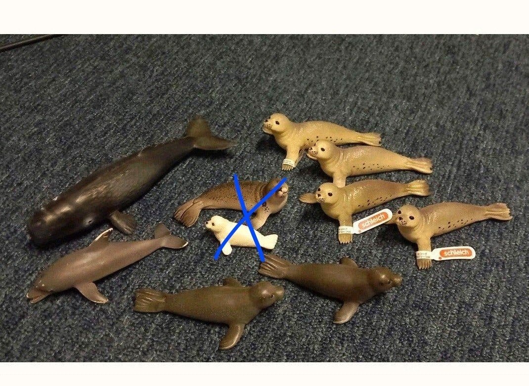 schleich water dieren, Ophalen of Verzenden, Zo goed als nieuw, Overige soorten, Beeldje of Figuurtje