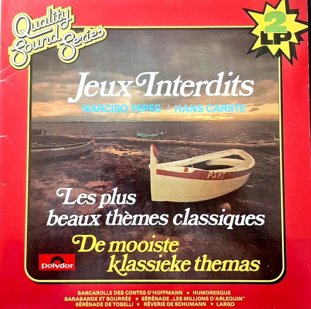 2-LP  YEPES / CARSTE - De Mooiste Klassieke Themas, Ophalen of Verzenden, Gebruikt, 12 inch, Overige typen