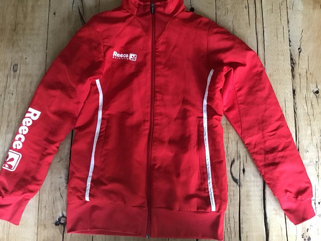 Reece trainingsjack hockey rood - Maat XS, Ophalen of Verzenden, Zo goed als nieuw, Kleding