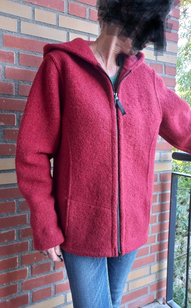 Mufflon wollen jas, Maat 42/44 (L), Ophalen of Verzenden, Zo goed als nieuw, Mufflon
