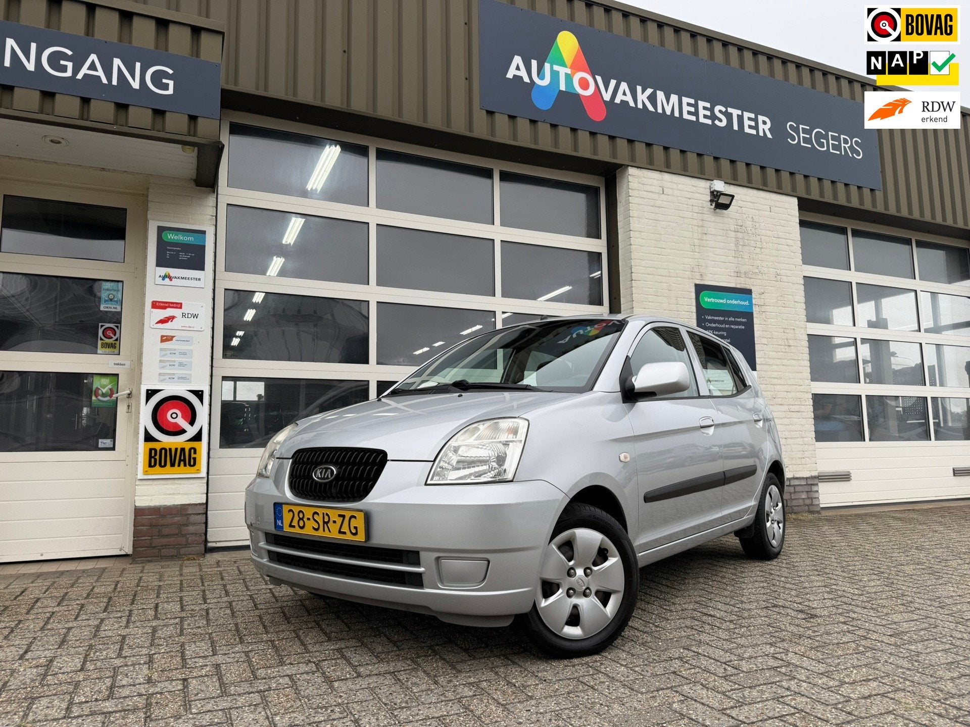 Kia Picanto 1.1 LXE|Automaat|Goed onderhouden|, Auto's, Stof, Gebruikt, Zwart, 4 cilinders