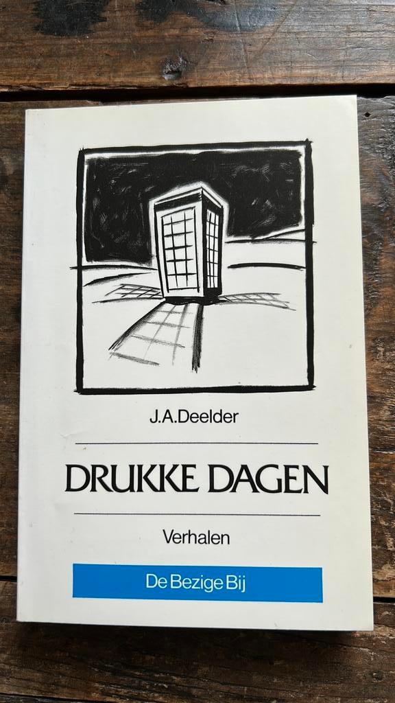 J.A. Deelder - Drukke dagen, Boeken, Ophalen of Verzenden, Zo goed als nieuw, J.A. Deelder