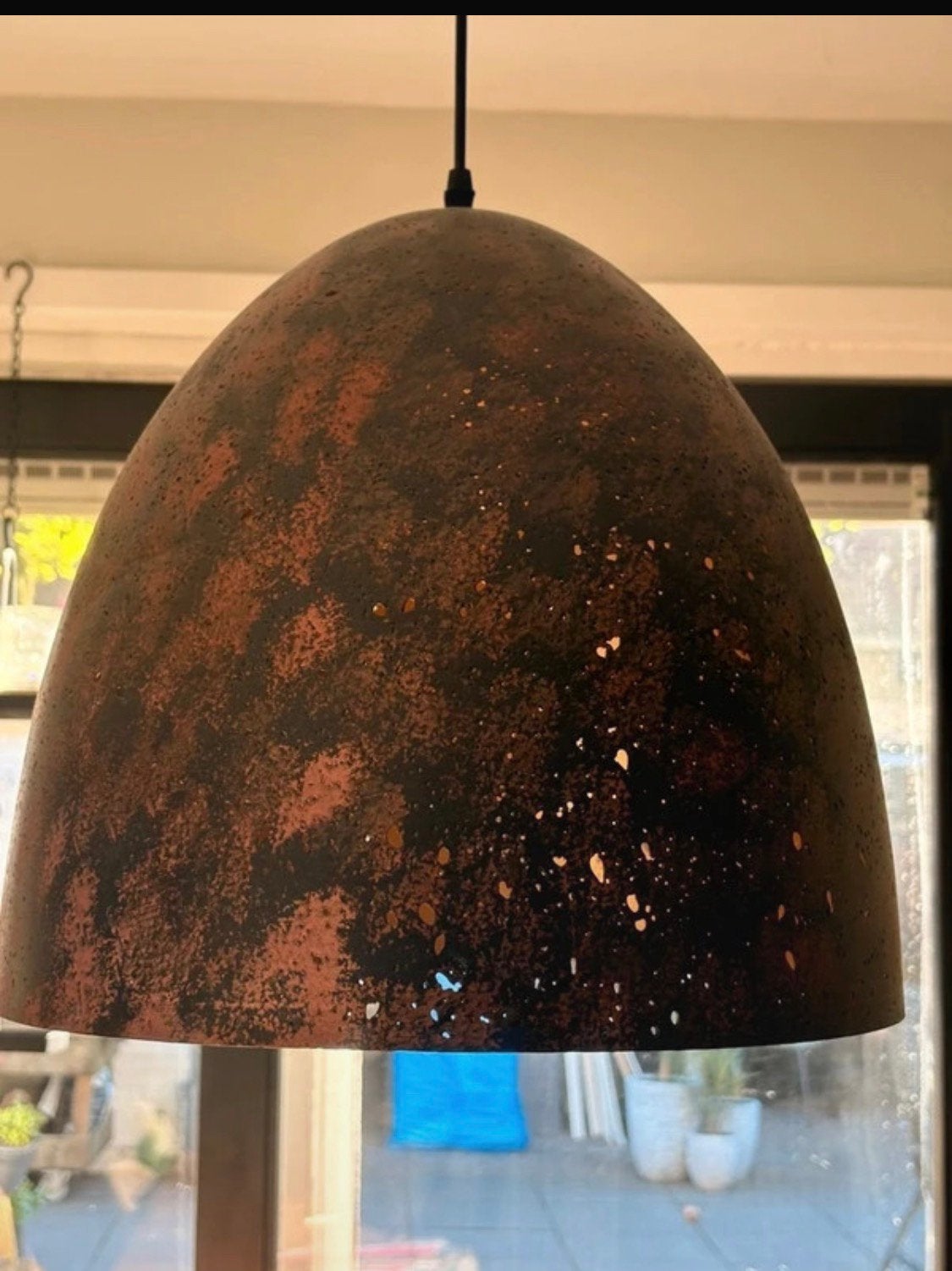 bruine hanglamp, Ophalen, Zo goed als nieuw