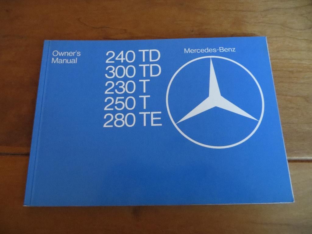 Instructieboek Mercedes T-serie W123 1978 240TD-280TE nieuw, Auto diversen, Handleidingen en Instructieboekjes, Ophalen of Verzenden