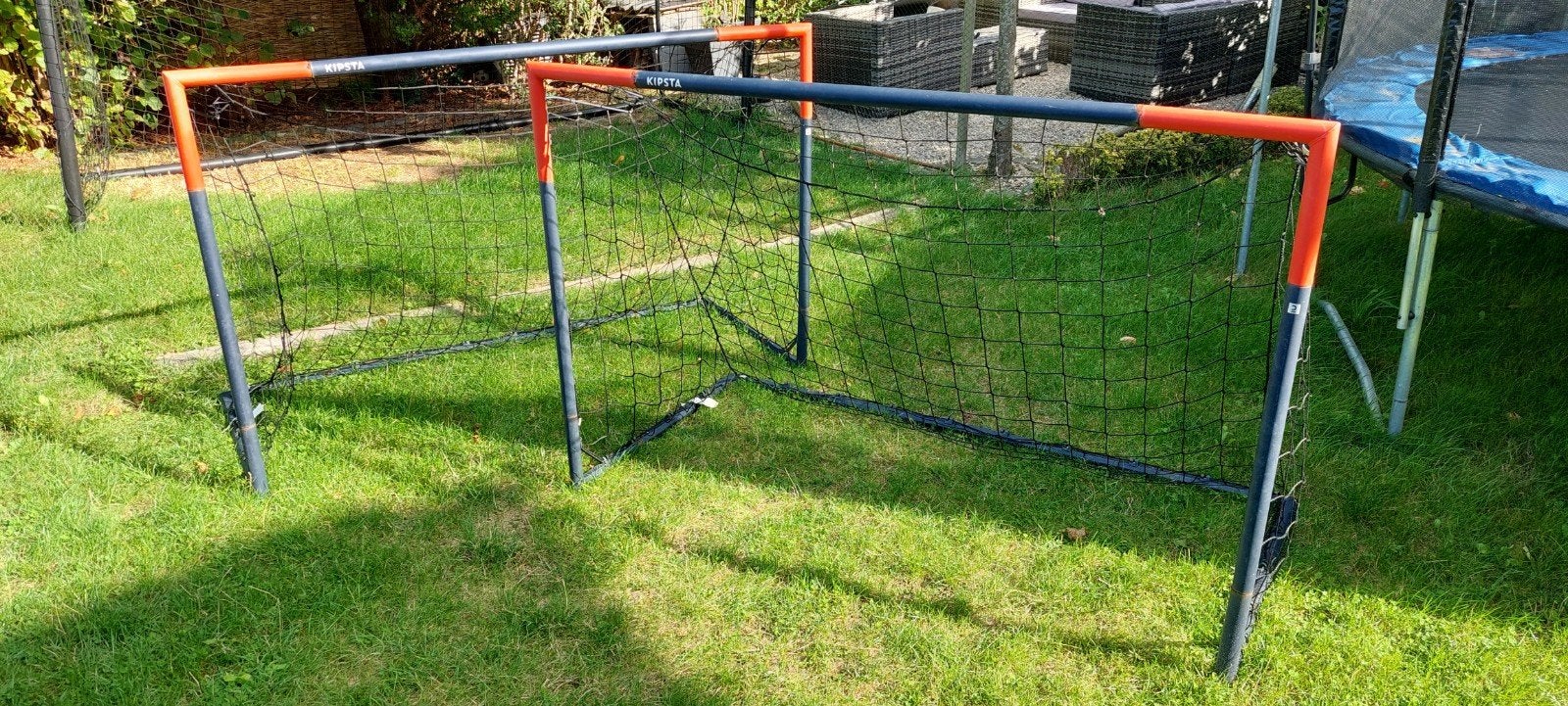 2x Voetbaldoel Kipsta + target practice net, Ophalen, Gebruikt, Overige typen