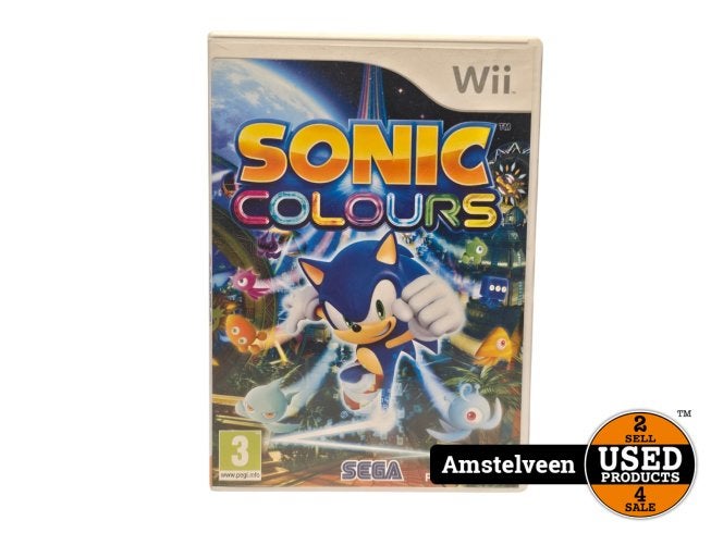 Wii Game: Sonic Colours, Spelcomputers en Games, Games | Nintendo Wii, Gebruikt