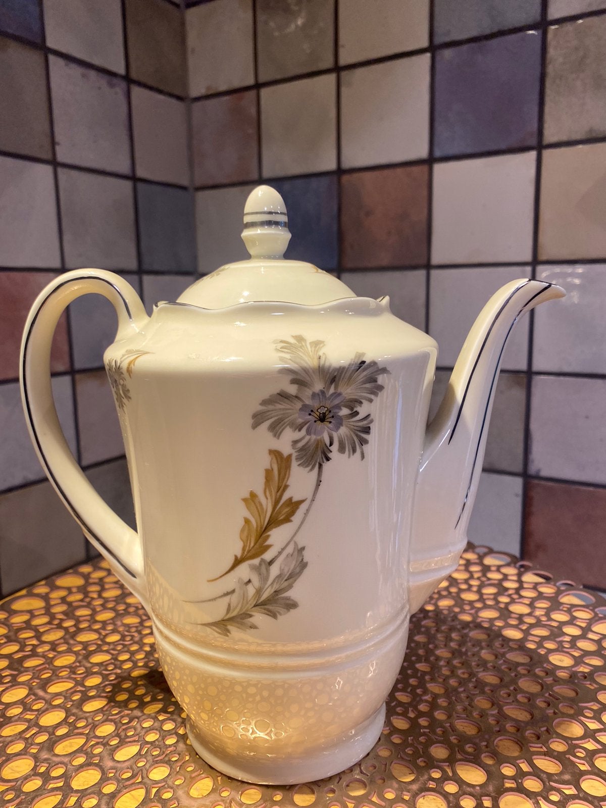 Mosa Maastricht(de vijf bruggen)Holland,vintage theepot, Ophalen of Verzenden