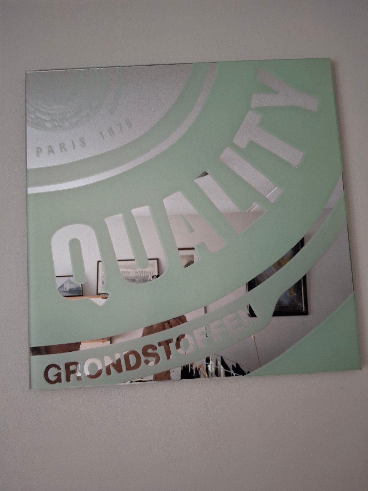 Heineken spiegel .50 bij 50 cm .Ophalen. per stuk €50.00, Verzamelen, Ophalen, Reclamebord, Plaat of Schild, Heineken